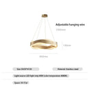 Modern Pendant Light Lamp Led Nordic Hanging Suspension for Bedroom Living Room by Ljojo