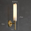 Ljojo Marble Decoration Copper Wall Sconce Light - Modern Minimalist Interior Lighting Fixtures