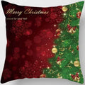 Christmas Elk Print Pillowcase 45x45cm for Sofa, Car, Bedroom, Living Room by Ljojo