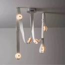 Nordic Belt Led Pendant Light for Dining Room | Designer Chandelier by Ljojo
