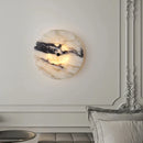 High-end Luxury Marble Led Wall Lamp | Bedroom Clock Room Decoration Atmosphere Light