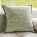 Embroidered Green Cushion Covers 45X45 - Ljojo Plush Throw Pillow for Sofa Décor