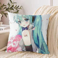 Ljojo 40*40 Hatsune Miku Pillow Cover Set for Stylish Bed Decor