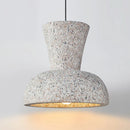 Japanese Resin LED Pendant Light Wabi-sabi Cylindrical Chandelier for Home Decoration by Ljojo