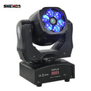 Ljojo™ SHEHDS 6X15W RGBW Moving Head Light DMX512 for DJ Club Show