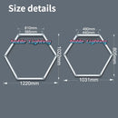 Ljojo 2.5*2.4M Hexagon LED Ceiling Light - High Performance and Best Seller