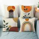Ljojo Minimalist Geometric Round Printed Pillowcase - Bohemian Home Decor