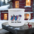 Ljojo Love Enamel Mug Set - Romantic Couples Coffee Cups