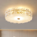 Ljojo Maple Leaf Crystal Glass Ceiling Chandelier for Luxury Living Room Bedrooms