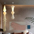 Nordic Wabi Sabi Wind Rice Paper Led Pendant Lights Modern Bedroom Chandelier by Ljojo