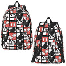 Ljojo Mickey Mouse Canvas Backpack: Large Capacity School Bag for Kids