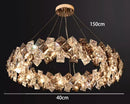 Ljojo Luxury Crystal Chandelier Pendant Light for Living Room Dining Room Ceilings