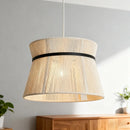 Japanese Wabi Sabi Rattan Pendant Lamp for Home Decor by Ljojo