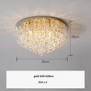 Modern European Luxury K9 Crystals E14 Ceiling Lamp Lustre Dining Living Villa Steel Led Light by Ljojo