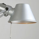 LED Wall Lamp Silver Black Metal Bedroom Study Reading Lights E27 Rotatable Adjustable Lighting Decor by Ljojo