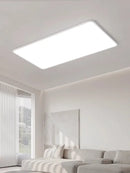Ljojo Minimalist LED Ceiling Light: White Rectangle Bedroom & Living Room Lamp