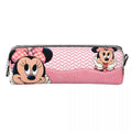 Ljojo Mickey Mouse Minnie Pencil Case: Big Capacity Zipper Pencil Pouch for Kids.