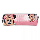 Ljojo Mickey Mouse Minnie Pencil Case: Big Capacity Zipper Pencil Pouch for Kids.