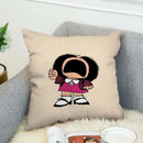 Ljojo 45x45 Short Plush Cushion Cover for Bed, Sofa, Car - 45*45 Throw
