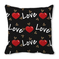 Heart Print Pillowcase for Home Decor by Ljojo - Love Cushion Cover