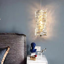 Ljojo Crystal Pendant Light Chandelier Modern Stylish Lighting Fixture for Bedroom Hallway Decor