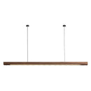 Ljojo Minimalist Wood LED Pendant Light for Dining Room, Bar, and Office