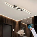 Ljojo LED Line Ceiling Lamp for Modern Living Room, Dining, Bedroom, Study