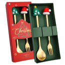 Ljojo 2-Piece Gold Cutlery Set in Gift Box