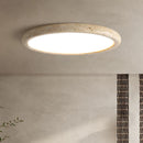 Natural Stone LED Ceiling Light for Living Room - Nordic Yellow Cave Stone Lamp by Ljojo