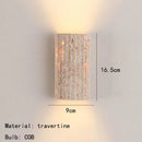 Ljojo 3D Natural Stone Wall Light 3000K - Indoor Outdoor Art Deco Solution