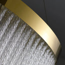 Ljojo Luxury Twisted Crystal Ceiling Chandelier for Dining Living Room