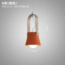 Ljojo Modern Adjustable Macaron E27 Pendant Light for Bedroom Kitchen Dining Table