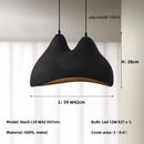 Ljojo Minimalist Pendant Light: Nordic Japanese Style, Soft Warm Glow for Dining Table & Bedroom