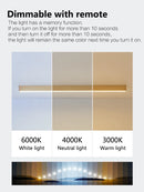 Ljojo Long Strip LED Ceiling Lights for Home Kitchen and Living Room Decor