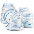 Ljojo 18/36-Piece Ceramic Dinnerware Set for 6/12, Plates, Bowls, Tableware