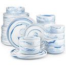 Ljojo 18/36-Piece Ceramic Dinnerware Set for 6/12, Plates, Bowls, Tableware