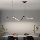 Ljojo 120cm Modern LED Chandelier for Living Dining Kitchen Ceiling Lighting