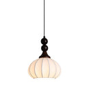 French Medieval Fabric Chandelier Retro Style Bar Hanging Lamp for Bedroom by Ljojo