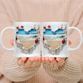 3D Deer Print Coffee Mug Collection by Ljojo - 11oz Creative Cup 4 Designs