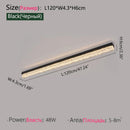 Ljojo Long Strip LED Ceiling Lamp - Modern Minimalist Lighting for Living Room Kitchen Bedroom
