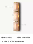 Ljojo Marbled LED Wall Lamp for Elegant Home Decor Lighting