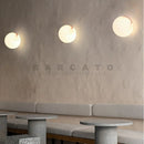 Ljojo Marble Wall Lamp: Elegant Nordic Designer LED Lighting for Home Decor