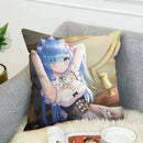 Ljojo 45x45 Cushions Covers for Bed Pillows, Sofa Anime Body Home Decor