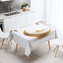Elegant Ramadan Calligraphy Tablecloth by Ljojo