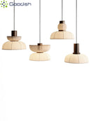 Japanese Wabi Sabi Pendant Lights: Lovely Cloth Bowl LED Lamps for Home Decor by Ljojo
