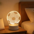 Glow-in-the-Dark Football Night Light - Sports-Themed Desk Lamp | Ljojo
