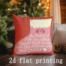 Ljojo Merry Christmas Pillowcases for Sofa Bedroom Car - Decorative Cushion Cover