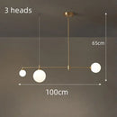 Glass Ball Pendant Light LED Chandelier Modern Magic Bean Fixture for Living Dining Room by Ljojo