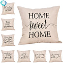 Ljojo Linen Pillow Cover 45X45CM - Decorative Cushion for Home Sofa