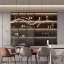 Ljojo Modern Light Luxury Restaurant Pendant Bar Counter Chandelier